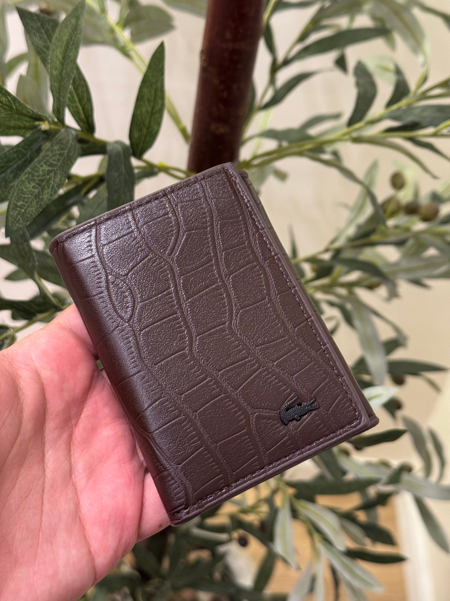 Lacoste Trifold brown Wallet