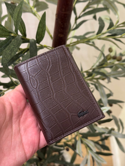 Lacoste Trifold brown Wallet