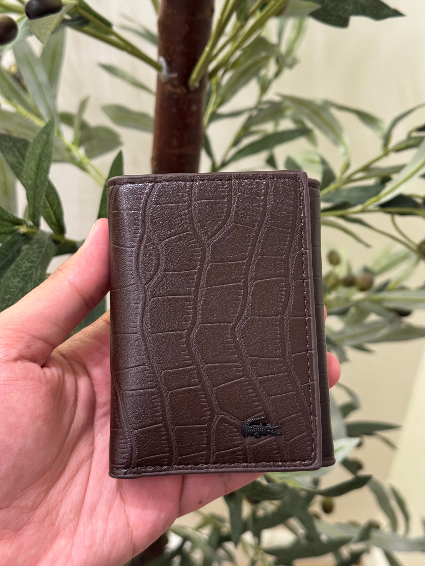 Lacoste Trifold brown Wallet