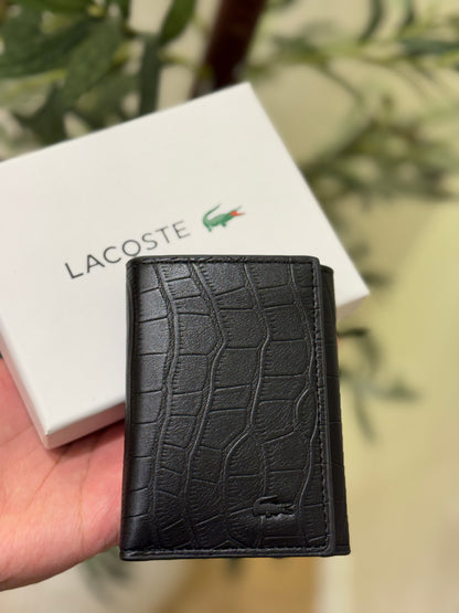 Lacoste Trifold black Wallet
