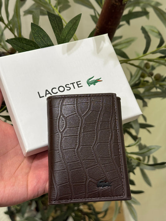 Lacoste Trifold brown Wallet