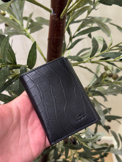 Lacoste Trifold black Wallet