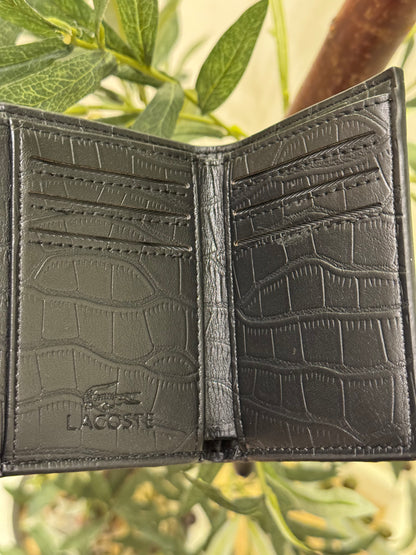 Lacoste Trifold black Wallet