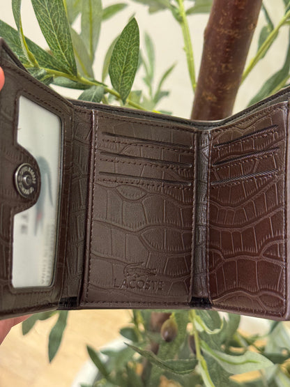 Lacoste Trifold brown Wallet